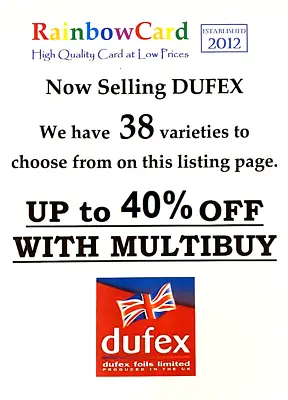 Dufex - Die Cuts / Decoupage  Multi Listing. (38 Varieties) * Multibuy Options * • £0.99