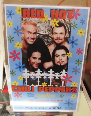 Red Hot Chili Peppers Poster Late 2000's  11 X 17 In Top Loader Concert Board • $22.99