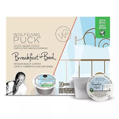 Wolfgang Puck Coffee Single Serve Capsules Breakfast In Bed Medium Roast • $25.49