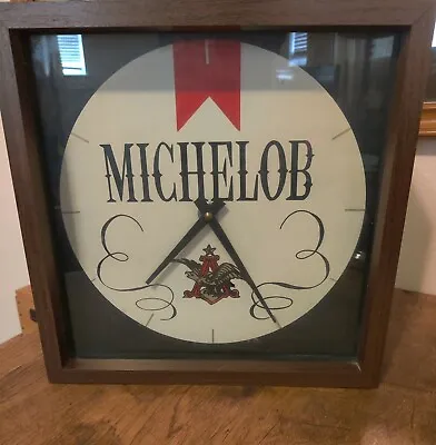 Wooden Michelob Beer Clock • $50