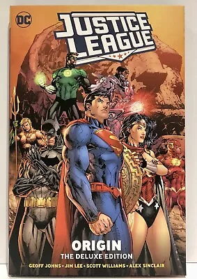 $59 • Buy JUSTICE LEAGUE ORIGIN OHC [2020 Deluxe Hardcover DC] NM Johns Lee