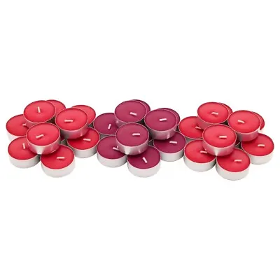 30x New IKEA SINNLIG Red Berry Scented Fragrance Tea Light Tealight Candles • £6.50