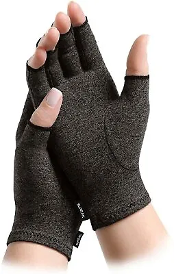 $12.99 • Buy Arthritis Hand Compression Gloves Fingerless Typing Mittens Carpal Tunnel Brace