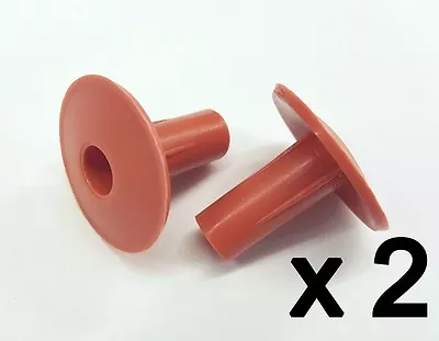 Plastic Hole Tidy Wall Grommet Cover Single Coax Aerial Cable Entry Brown X 2 • £6.39