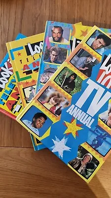 LOOK-IN 80s Television Annuals X4 • £12