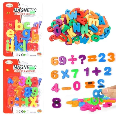 £2 • Buy Large Magnetic Letters Alphabet & Numbers Fridge Magnets Toys Kids Learning.