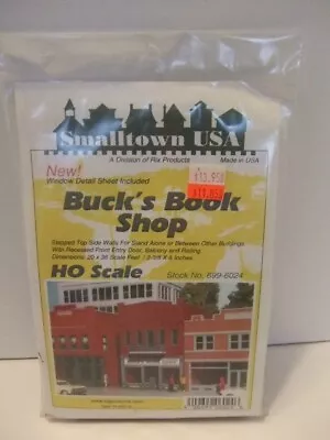 SMALLTOWN USA BUCK'S BOOK SHOP DOWNTOWN BUILDING KIT #699-6024  HO Scale  Lot #3 • $12