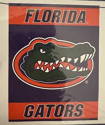 FLORIDA GATORS  FAN FLAG 36  X 47  New ( Collegiate ) BRAND NEW SEALED FREE SHIP • $11