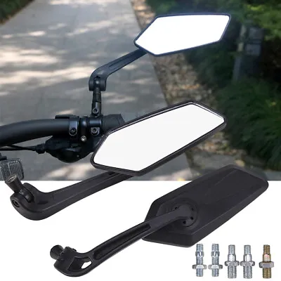 2pcs Motorcycle Rear View Mirrors Universal Handlebar Side Rearview Mirror Moped • $14.88