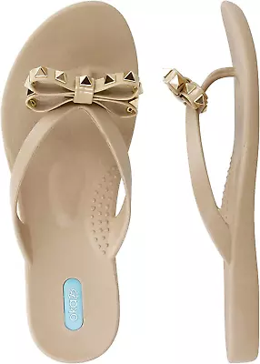 Oka-B Women's Chase Bow Flip Flop Sandal  • £87.69