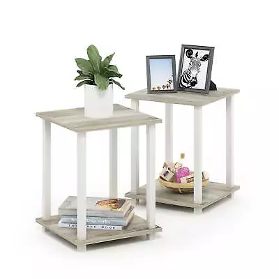 Simplistic End Table Set Of Two Sonoma Oak/White • $30.95