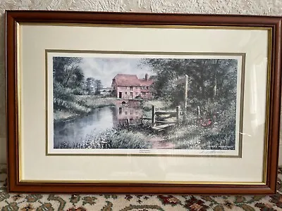 £39.99 • Buy Terry Harrison Signed Print “ THE WATERMILL” Framed - Lovely Original Condition