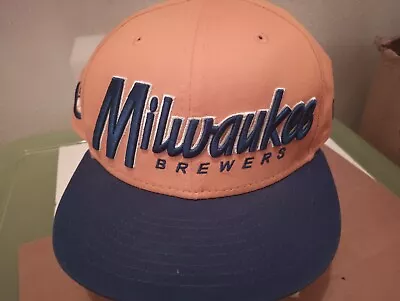 New Era MILWAUKEE BREWERS Snapback Hat Cap • $15