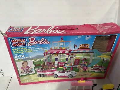 Mega Bloks Barbie 80250 Build ‘n Play Horse Event • $54.99