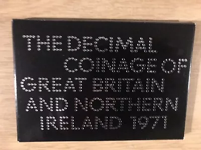 Original 1971 The Decimal Coinage Of Great Britain And Northern Ireland 1971 • £4