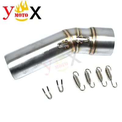 Exhaust Middle Pipe Link Connection Tube Muffler For F650GS F700GS F800GS 08-18 • $32.36