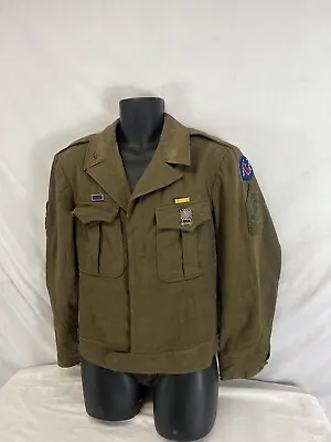 WW2 US Army Ike Jacket 40L 1944 US Army Pacific (USARPAC) Master Sergeant • $50