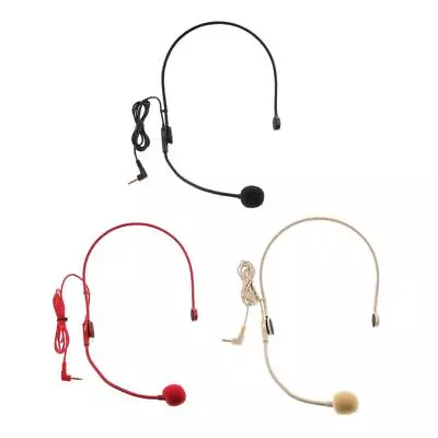 Condenser Microphone Microphone 3.5mm Headset For Tourist • $8.49