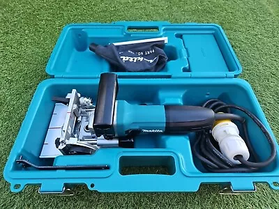 Makita PJ7000 Biscuit Cutter Jointer Kit Case Corded 110V Slot Wood Work Joiner  • £189