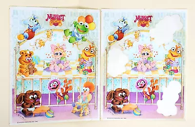 Vintage Hallmark Muppet Babies Sheet Stickers - Miss Piggy/Kermit/Fozzie Bear • $5.99