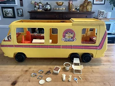 Vintage Barbie Star Traveler Motor Home RV Bus Camper Yellow • $95