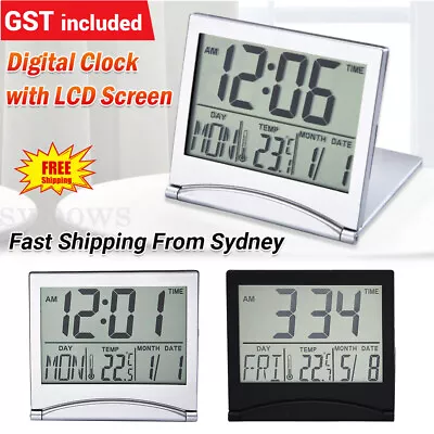 $15.50 • Buy AU NEW_Home Digital LCD Screen Travel Alarm Clocks Desk Thermometer Timer Calend