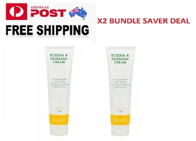 $40.25 • Buy Moogoo Eczema & Psoriasis Cream 120g X2 - BUNDLE SAVER DEAL
