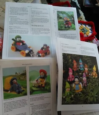 £2.99 • Buy Cars + Nursery Rhyme Toys By Jean Greenhowe Knitting Patterns 4ply + DK