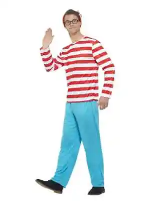 Mens Where's Wally? Costume [X-Large] | Halloween • £30.99
