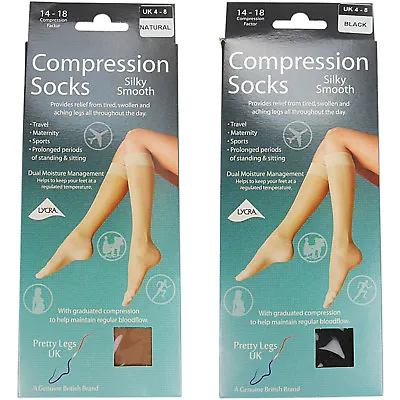 New Ladies Compression Dvt Travel Flight Maternity Sports Varicose Factor 14-18 • £444.95