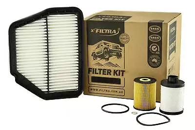 OIL AIR FUEL Filter Kit Suit HOLDEN Captiva CG Diesel 2.0L Z20S1 (05/07-01/11) • $54.95