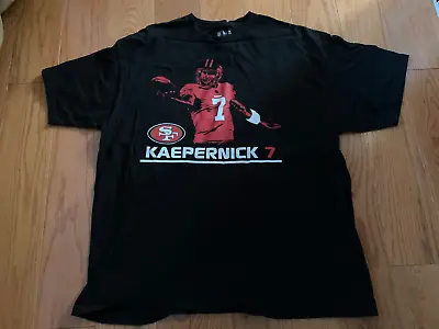 Colin Kaepernick Shirt Mens 2XL Black San Francisco 49ers # 7 • $20