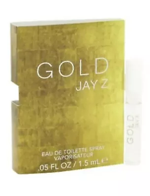 GOLD By JAY Z Men COLOGNE .05oz/1.5ml Spray Travel Sample Vial DISCONTINUED 🔥🔥 • $21.80