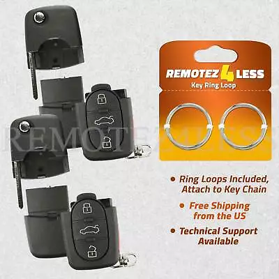 2 Remote For 2001 2002 VW Cabrio Keyless Entry Shell Case • $12.95