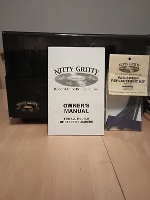 Nitty Gritty 1.0 Record Cleaning Machine In Black Vinyl Finish Used With Cover • $185