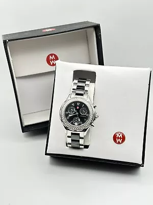 Michele Tahitian Diamond Ceramic Chronograph Wrist Watch W/Box MCW12C000003 • $799.99
