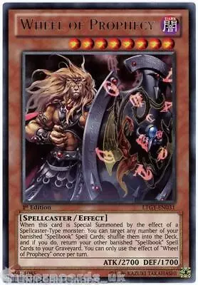 LTGY-EN031 Wheel Of Prophecy Rare 1st Edition Mint YuGiOh Card • £0.99