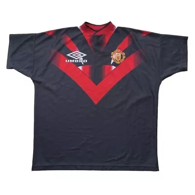 1994/96 Manchester United Training Shirt - L • £49.99