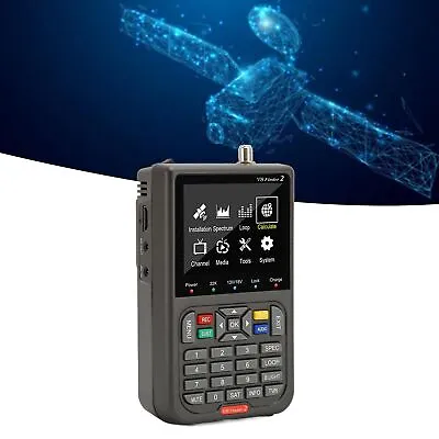 V8 Finder 2 Satellite Finder Signal Meter 3.5inch HD LCD 4000mAh USB 2.0 EMB • $108.33