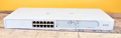 3Com Super Stack 3 Baseline Dual Speed Hub 12 Port Ethernet Switch 3C16592B GWO • £21.99