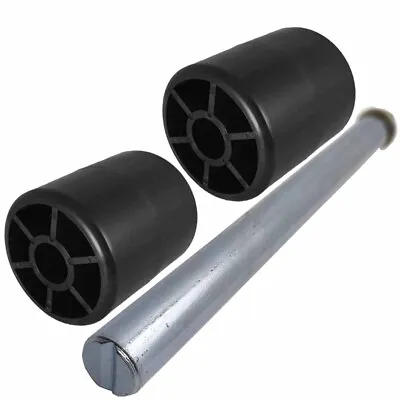 2Pk Deck Roller With Shaft Rod For John Deere M113955 M41644 M111134 GT GX LX • $19.99