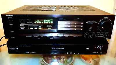 Vintage Onkyo Tx 82 Receiver & Panasonic Cv87 5-disc Dvd/cd Player!! • $79