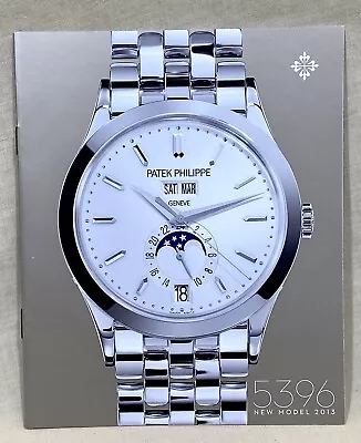 PATEK PHILIPPE 2013 Booklet 5396 Complication Annual Calendar Moon Phase OEM / • $164.17