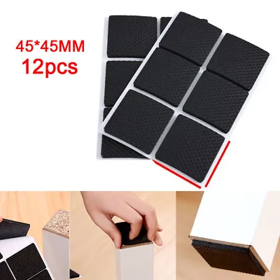 £3.99 • Buy Non Slip Self Adhesive Anti Scratch Chair Table Leg Pads Rubber Floor Protectors