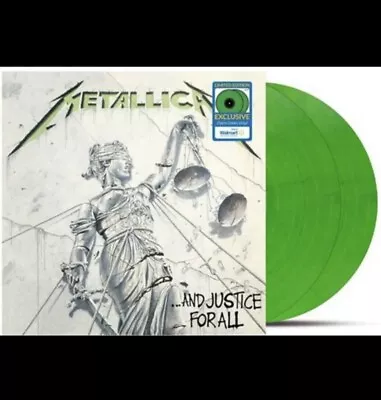 £37.99 • Buy Metallica - ...And Justice For All” Walmart GREEN Colour Vinyl LP NEW