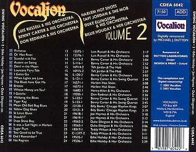 £5.05 • Buy Vocalion - Volume 2 CD (2001) Value Guaranteed From EBay’s Biggest Seller!