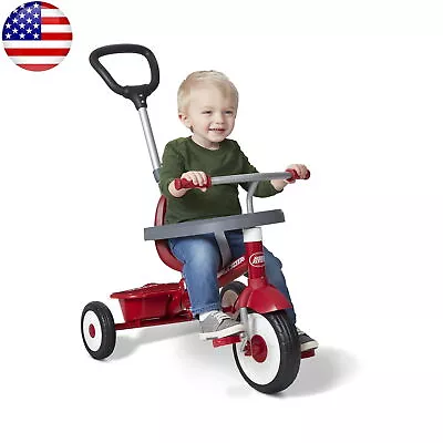 3 In1 Trike Tricycle Grows Child  Adjustable Parent Push Handle 3 Stages Riding • $69