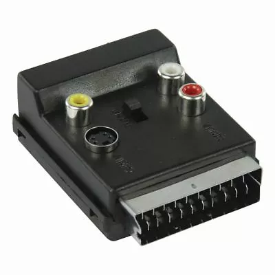 £8.23 • Buy Nedis Switchable SCART Adapter Male To Female +S-Video Female +3x RCA Female
