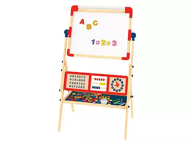 Childs Double Sided Folding Magnetic Drawing Board Easel Colour  For Kids • £33.99