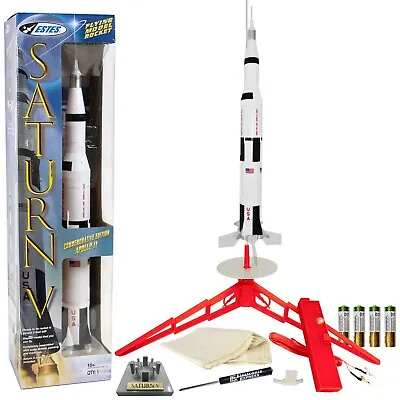 Estes Saturn V Model Rocket Starter Set - Includes Rocket Launch Pad+Controller • $129.99